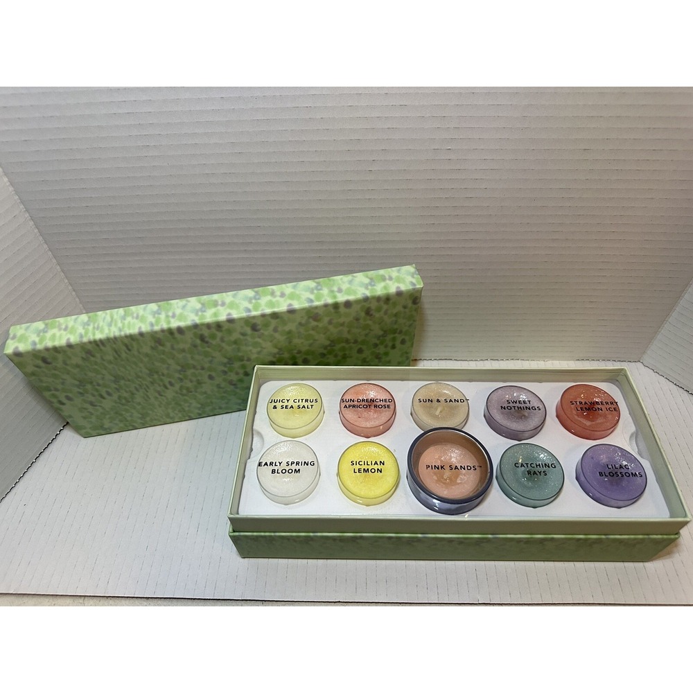 Htf New Yankee Candle Watercolor Tea Light Assortment Box Set